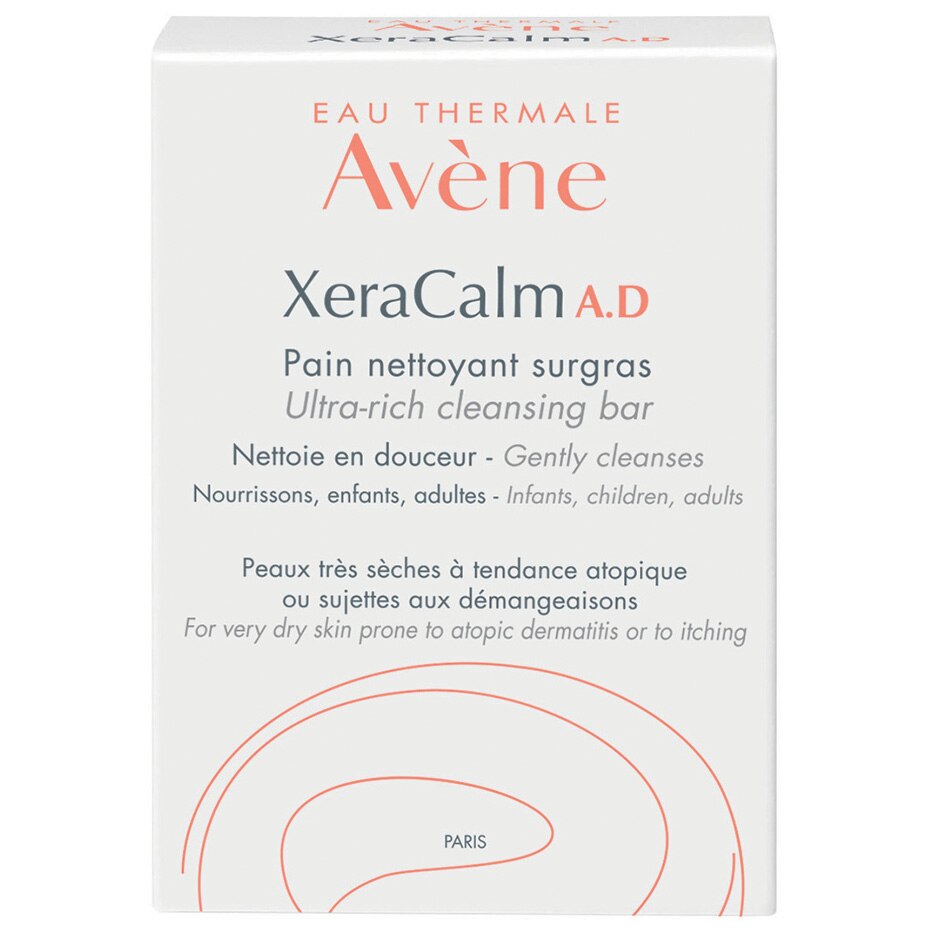 Sapun solid Avene XeraCalm A.D. pentru piele foarte uscata si atopica, 100 g