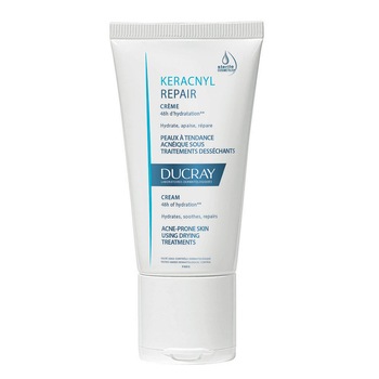 Crema de fata Ducray Keracnyl Repair pentru ten acneic, 50 ml Crema de fata Ducray Keracnyl Repair pentru ten acneic, 50 ml