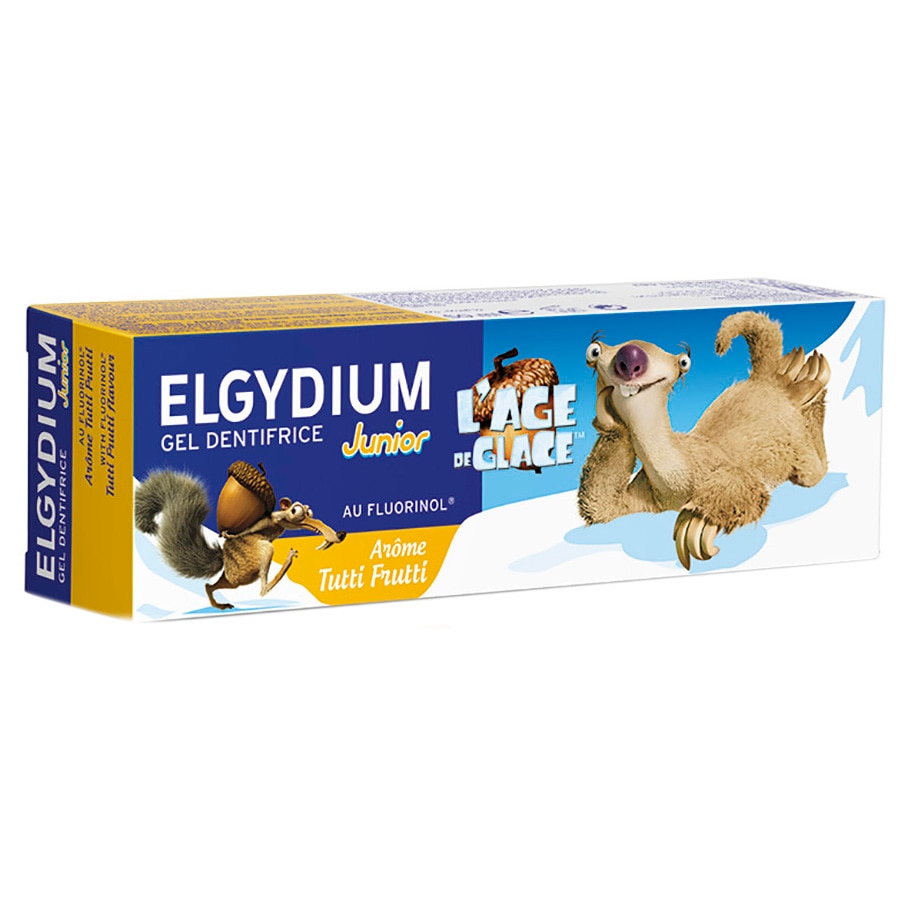 Pasta de dinti Elgydium Junior Ice Age Tutti Frutti, 7-12 ani, 50 ml