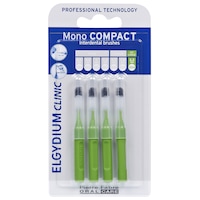 Periute interdentare Elgydium Mono Compact Green, 4 buc