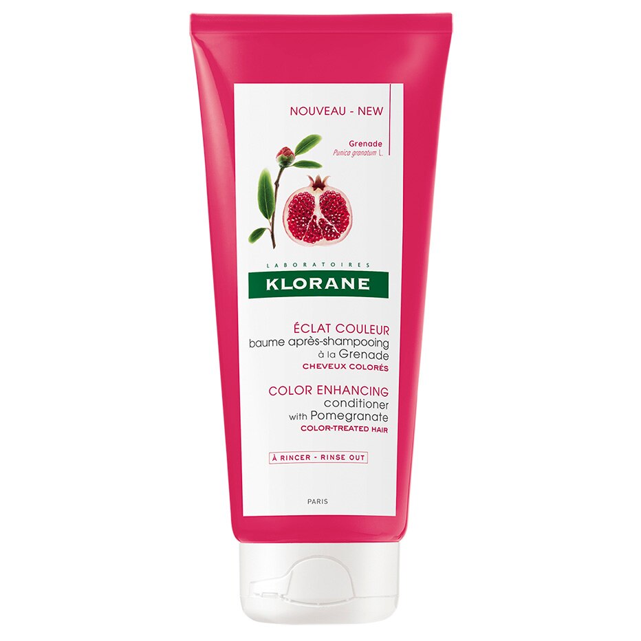 Balsam Klorane cu extract de rodie pentru par vopsit, 200 ml
