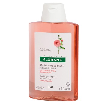Sampon Klorane cu extract de bujor pentru scalp iritat, 200 ml Sampon Klorane cu extract de bujor pentru scalp iritat, 200 ml