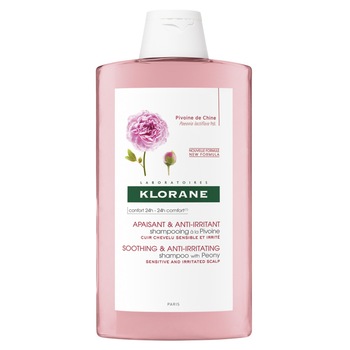Sampon Klorane cu extract de bujor pentru scalp iritat, 400 ml Sampon Klorane cu extract de bujor pentru scalp iritat, 400 ml