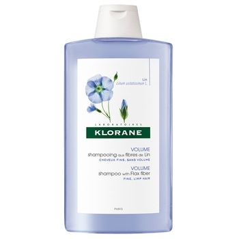 Sampon Klorane cu extract de fibra de in pentru volum, 400 ml Sampon Klorane cu extract de fibra de in pentru volum, 400 ml