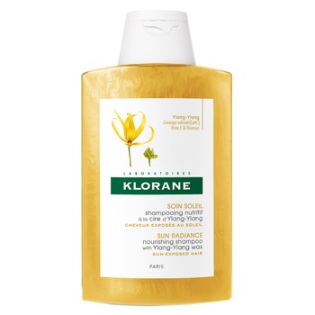 Sampon Klorane cu extract de ylang-ylang pentru par expus la soare, 200 ml Sampon Klorane cu extract de ylang-ylang pentru par expus la soare, 200 ml