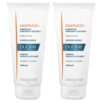 Pachet 2 x Sampon Ducray Anaphase+ impotriva caderii parului, 200 ml Pachet 2 x Sampon Ducray Anaphase+ impotriva caderii parului, 200 ml