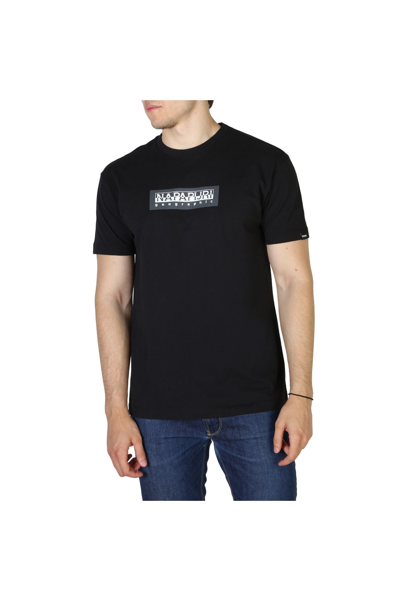 Tricou barbati Napapijri model SOX_NP0A4EG9, Negru, Negru, M