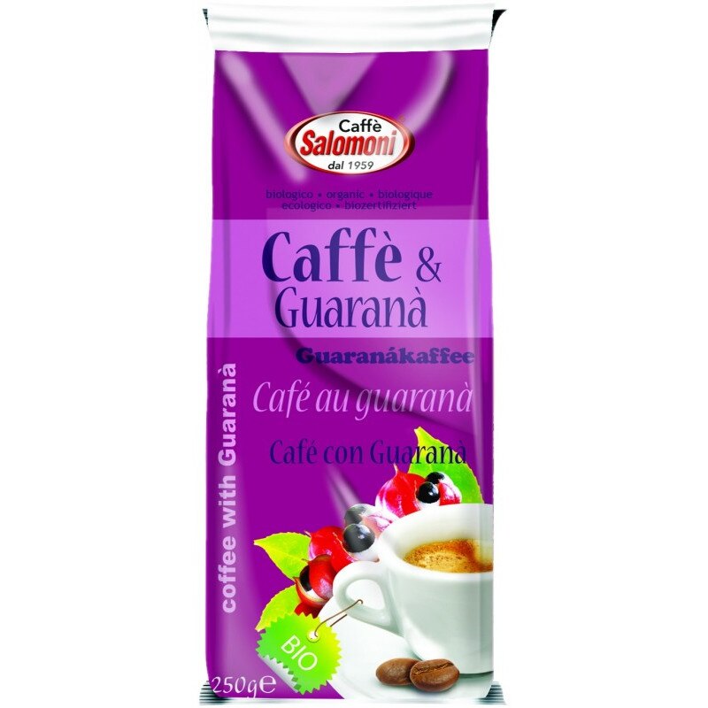 Cafea si guarana bio Salomoni 250 g