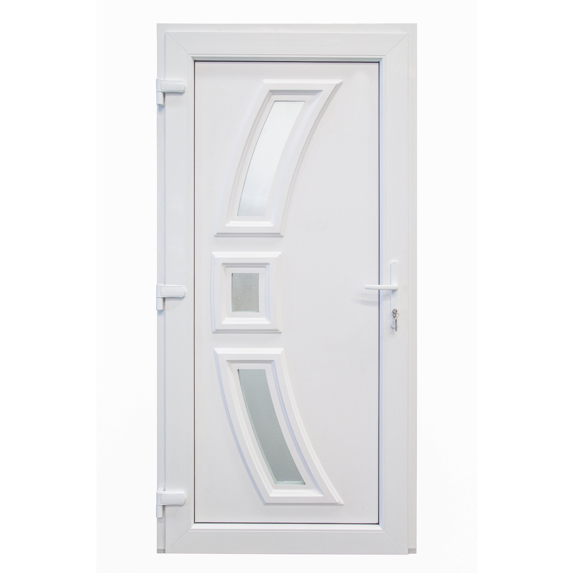 Usa intrare AFFA, profil VEKA, 1000 mm x 2000 mm, 5 camere, inchidere in 5 puncte