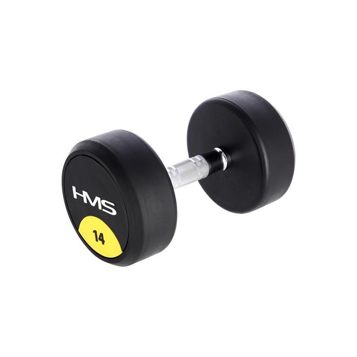 Дъмбел с фиксирано тегло HMS HG PRO, 14 кг