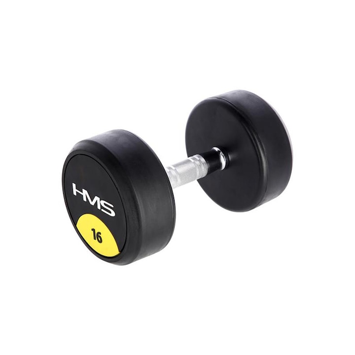 Дъмбел с фиксирано тегло HMS HG PRO, 16 кг