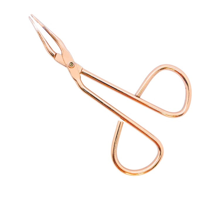 Penseta tip cleste, otel inxidabil, rose gold, Fellis