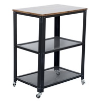 masuta servire  carucior kring goa 60x40x765 cm 2 rafturi mdf  metal aspect rustic  industrial imagen 15_0_
0