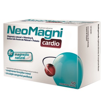 Supliment alimentar NeoMagni cardio, 50 comprimate Supliment alimentar NeoMagni cardio, 50 comprimate