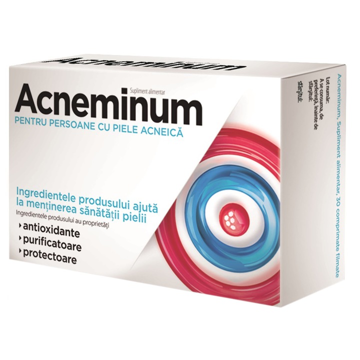 Aflofarm Acneminum étrend-kiegészítő, 30 db filmtabletta