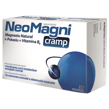 Supliment alimentar NeoMagni cramp, 30 comprimate Supliment alimentar NeoMagni cramp, 30 comprimate