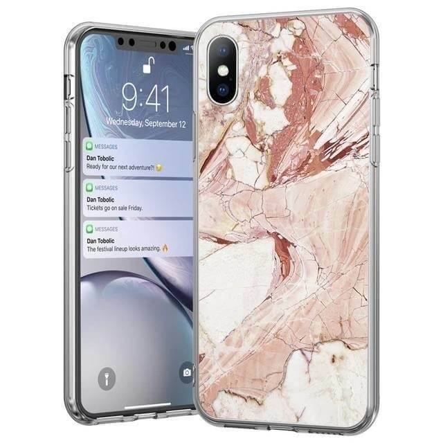 Husa Samsung Galaxy Note 9, Marble, Marmura, Wozinsky, Roz