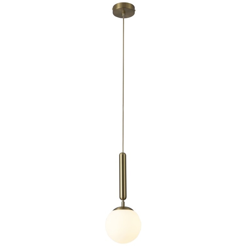 Pendul Rabalux Divina, E14, IP20, 120 cm, metal/sticla, Auriu