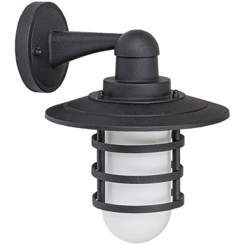 Felinar iluminat exterior Rabalux Darrington, E27, 20W, IP44, Metal, Negru/Alb Felinar iluminat exterior Rabalux Darrington, E27, 20W, IP44, Metal, Negru/Alb