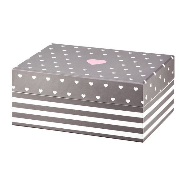 Cutie de bijuterii cu oglinda, Ambition, 18x11x7,5cm