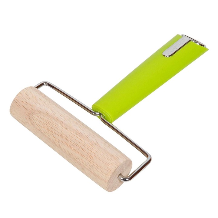 Sucitor pentru aluat mini cu maner de culoare verde deschis Shopiens®, 13 x 18 cm