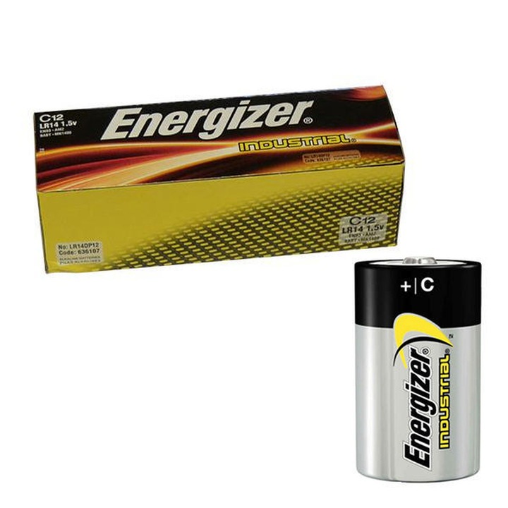 Energizer Industrial C 12 darab/csomag elem