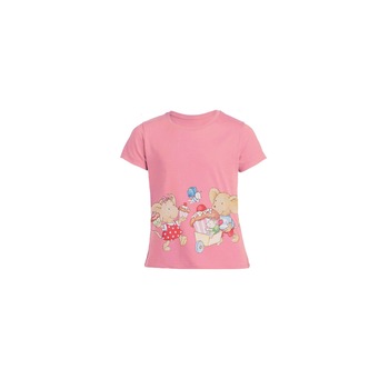 Tricou fete, roz, marimea 116-122 cm Tricou fete, roz, marimea 116-122 cm