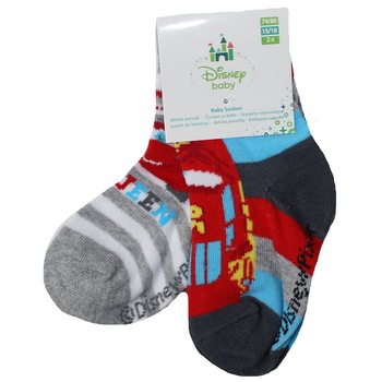 Set 2 perechi de sosete, Disney, Lightning Mcqueen, Multicolor Set 2 perechi de sosete, Disney, Lightning Mcqueen, Multicolor