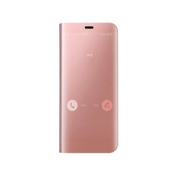 Husa Flip Mirror pentru Huawei P Smart (2019) Rose Gold Husa Flip Mirror pentru Huawei P Smart (2019) Rose Gold