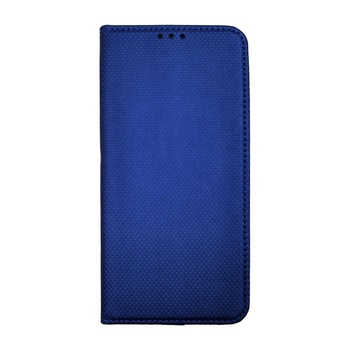 Husa Flip Carte Huawei Y6P Magnetica Cu Stand, Portofel, Antisoc, Viceversa Albastru