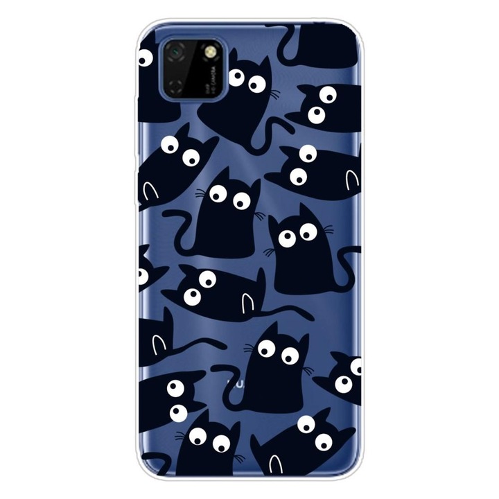 Husa Huawei Y5P model Cats, Silicon, TPU, Viceversa Multicolor