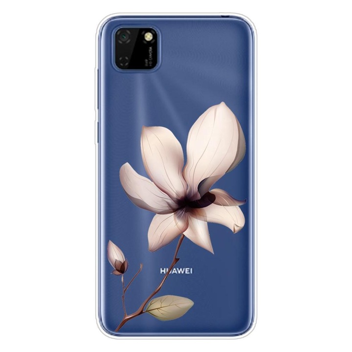 Husa Huawei Y5P model Lotus Flower, Silicon, TPU, Viceversa Multicolor