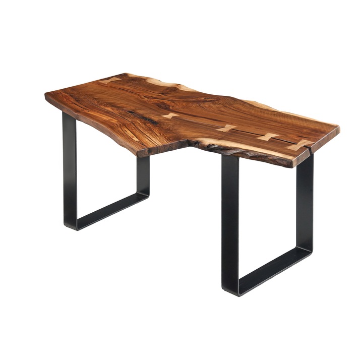 Masa birou lemn de nuc , Archwood, 160x97x75cm