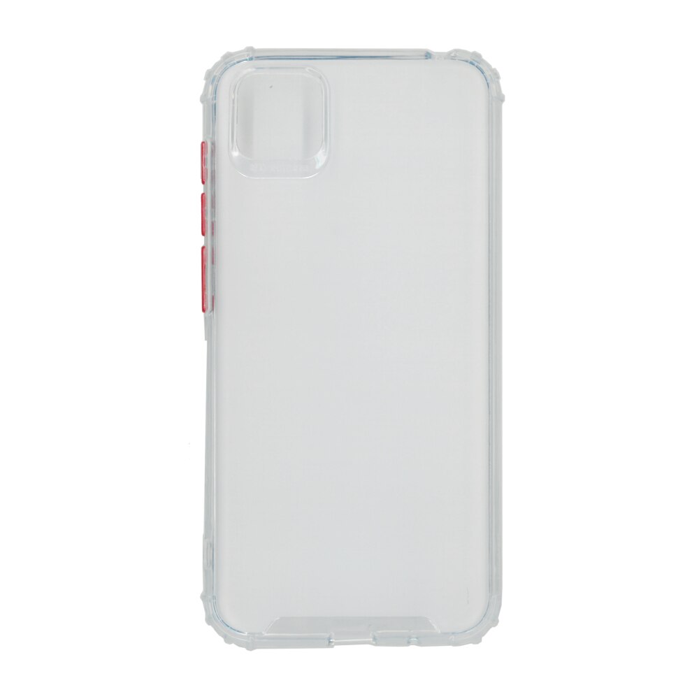 Husa din silicon matte crack, pentru Huawei Y5P, alb