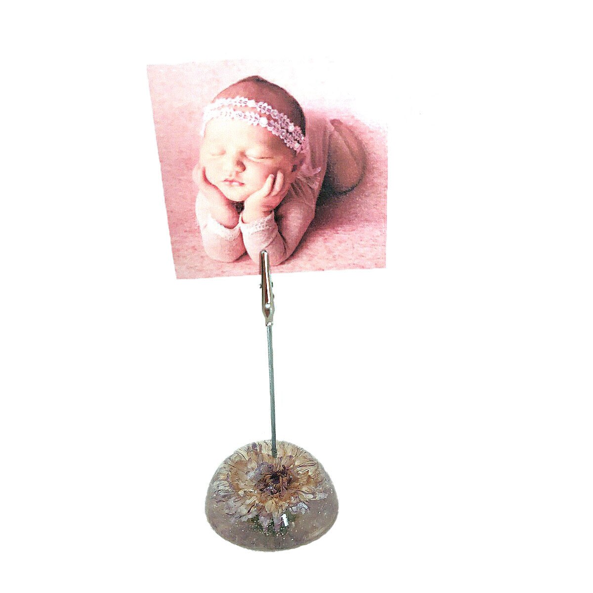 Suport foto/notice, Delirium, mov, flori naturale