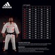 Kimono Judo "Champion II", Adidas, Alb, Bumbac, S-M