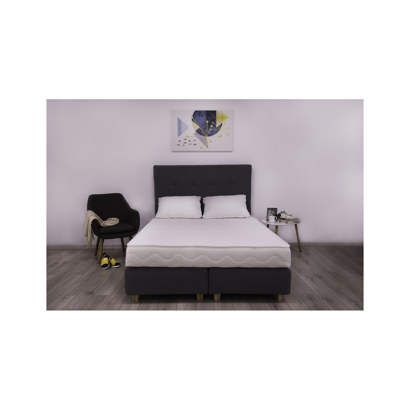 Saltea Ortopedica, Best Sleep , Edition Plus, 14+3 Memory,180x200x18 cm, spuma poliuretanica cu memorie husa cu efect antimicrobian matlasata, ferma