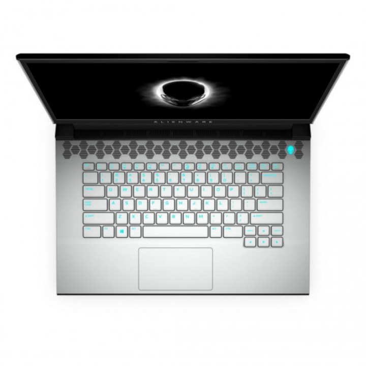 Laptop Dell Alienware m15 R3, 15.6" FHD cu procesor Intel Core i7-10750H (6-Core, 12MB Cache, up to 5.1GHz w/ Turbo Boost 2.0), NVIDIA GeForce RTX2080 SUPER 8GB GDDR6, 32GB DDR4, 2.5 TB SSD, no ODD, Windows 10 Pro, Lunar Light