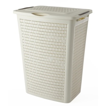 Cos de Rufe, Rotho, Plastic, 50L, Alb Cos de Rufe, Rotho, Plastic, 50L, Alb