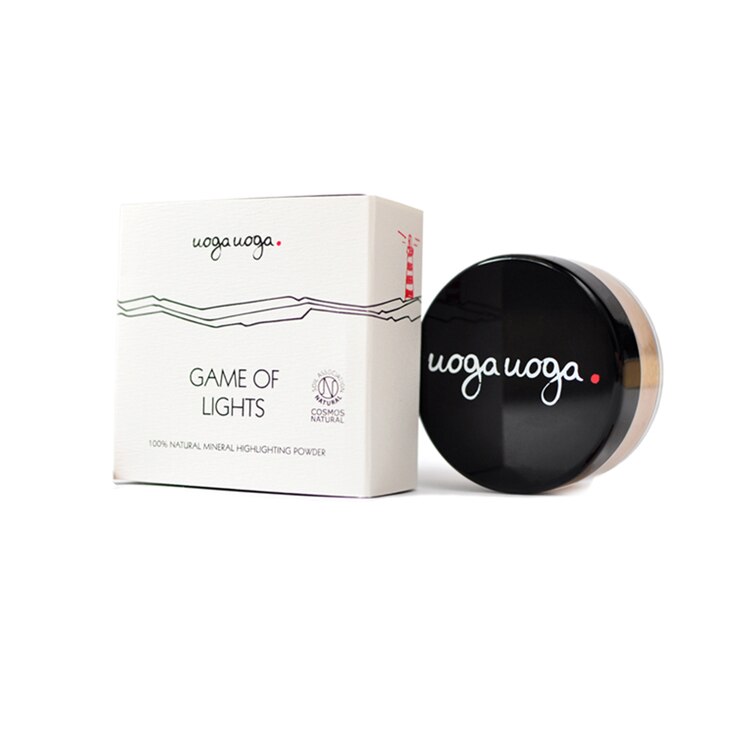 Pulbere minerala iluminatoare vegana, 100% naturala Game of lights, Uoga Uoga, 4 g