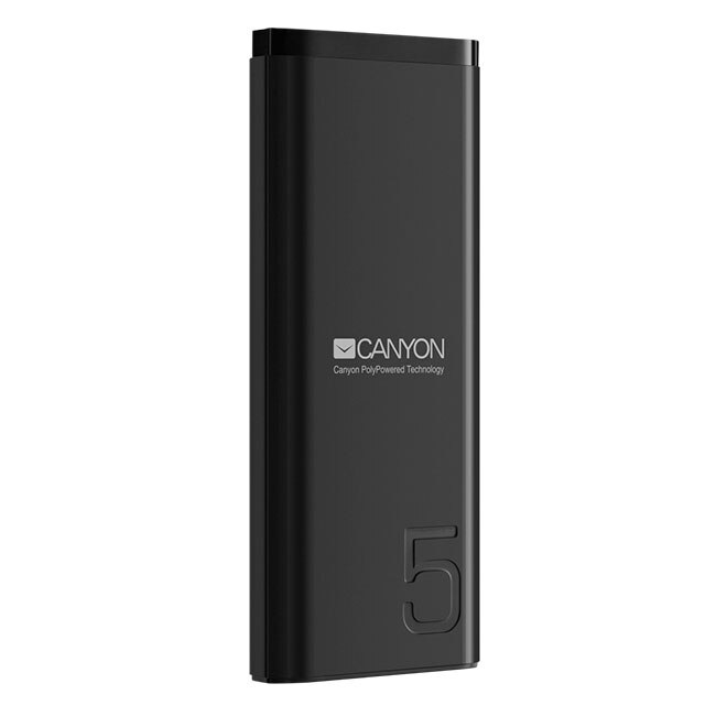 Baterie externa Canyon 5000mAh - Neagra