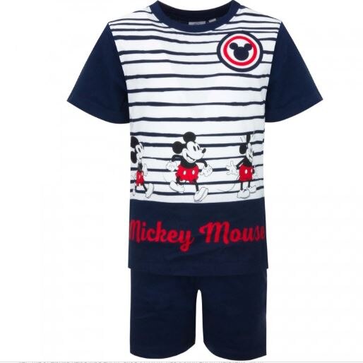 Pijama maneca scurta Mickey Mouse 5279, Albastru