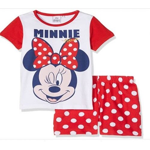 Pijama maneca scurta Minnie Mouse 3992, Rosu