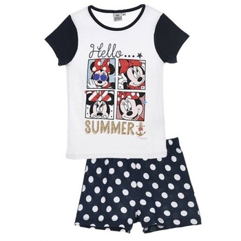 Pijama maneca scurta Minnie Mouse 3992, Albastru Pijama maneca scurta Minnie Mouse 3992, Albastru