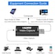 Placa de captura video input HDMI 4K 30Hz la output USB 2.0 1080P 60FPS, pentru inregistrare gaming/ predare/ conferinta, negru