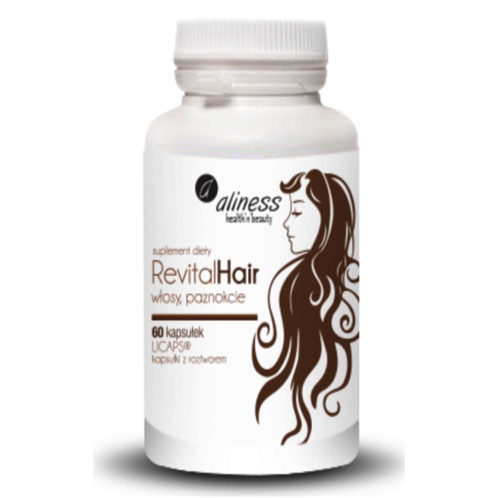 Aliness RevitalHair haj, köröm kapszula, 60 db