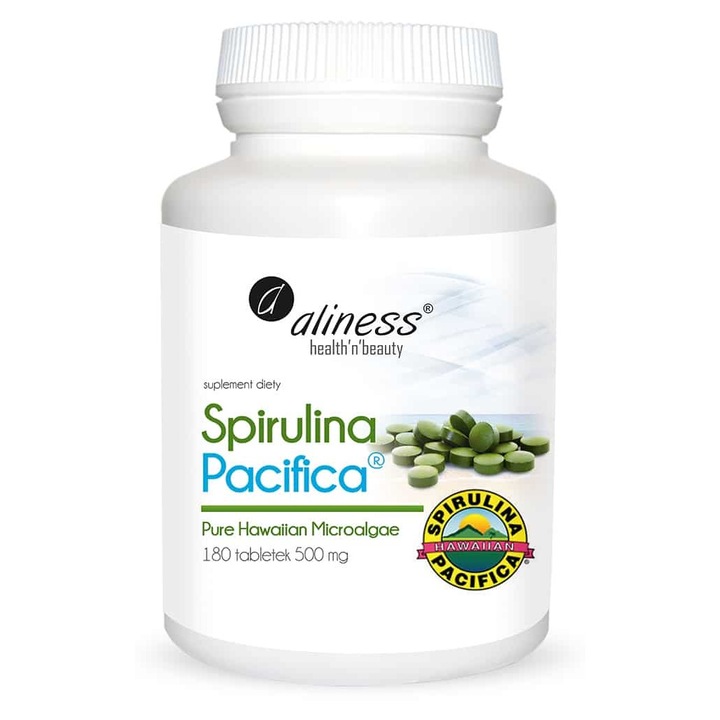 Aliness Spirulina Hawaiian Pacyfica® 500 mg kapszula, 180 db