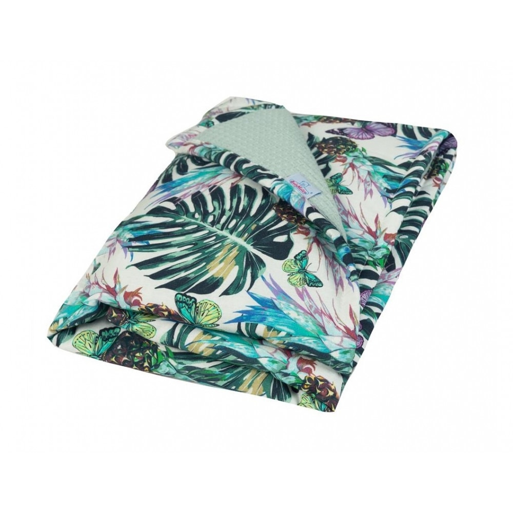 Paturica cu doua fete din bumbac 75x100 cm Prestige Exotic 05