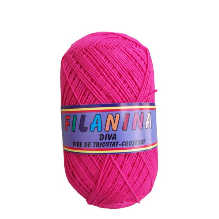 Fir tricotat, Filanina, Acril, Ciclame, 300 m