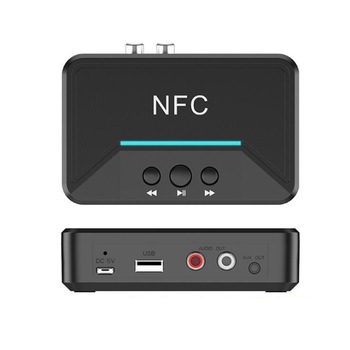 Adaptor Bluetooth MinTech BT200, transmitator si receptor, NFC, A2DP, RCA, AUX, 3.5MM Jack Adaptor Bluetooth MinTech BT200, transmitator si receptor, NFC, A2DP, RCA, AUX, 3.5MM Jack